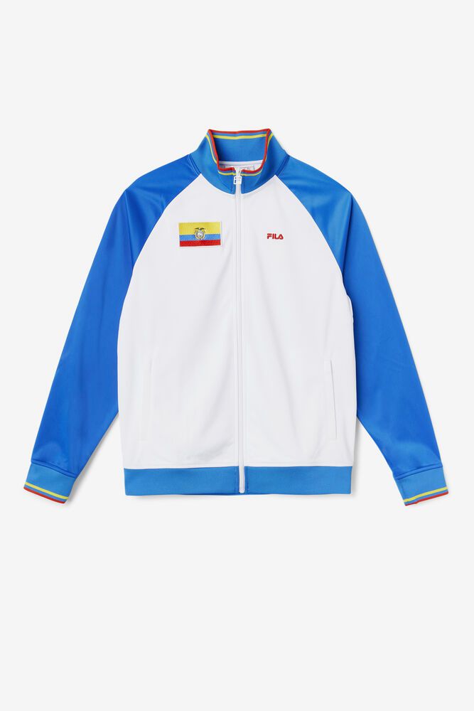 Fila Jakke Dame Hvide/Blå Ecuador Track STD-305487